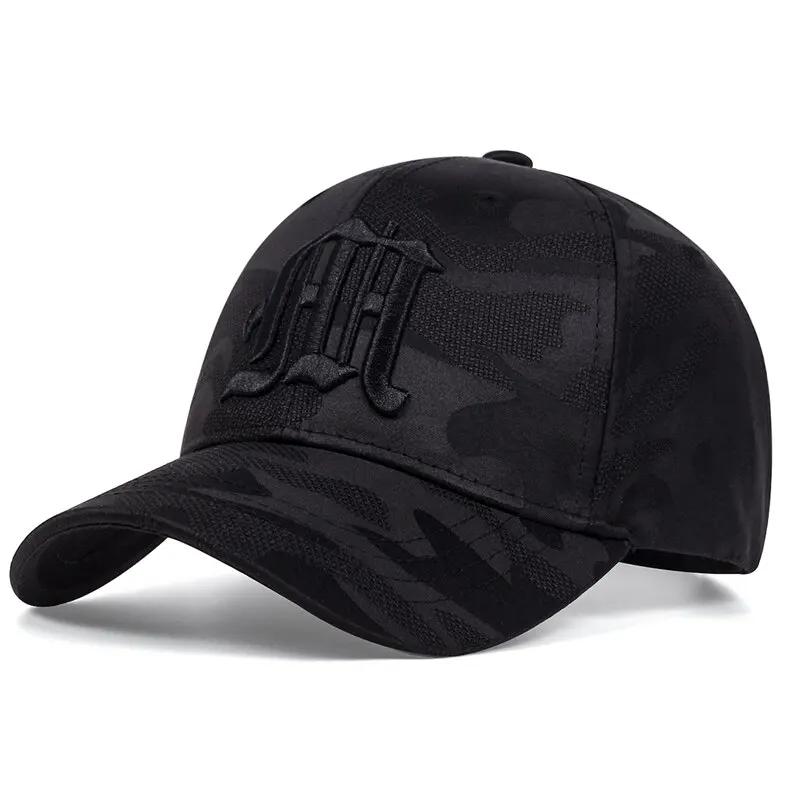 Mode Gothic Buchstabe M Stickerei Baseballkappen Frühling Und Herbst Outdoor Verstellbar Lässige Hüte Sonnenschutzhut Sportkappe black