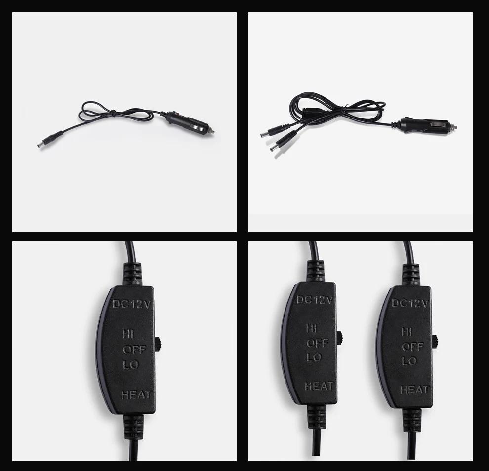 2pcs Winter Heated Car Seat Cover 12V Heating Warmer Car Seat Cushion Auto Universal Protector Cloak Cover Pads Set New Amagi