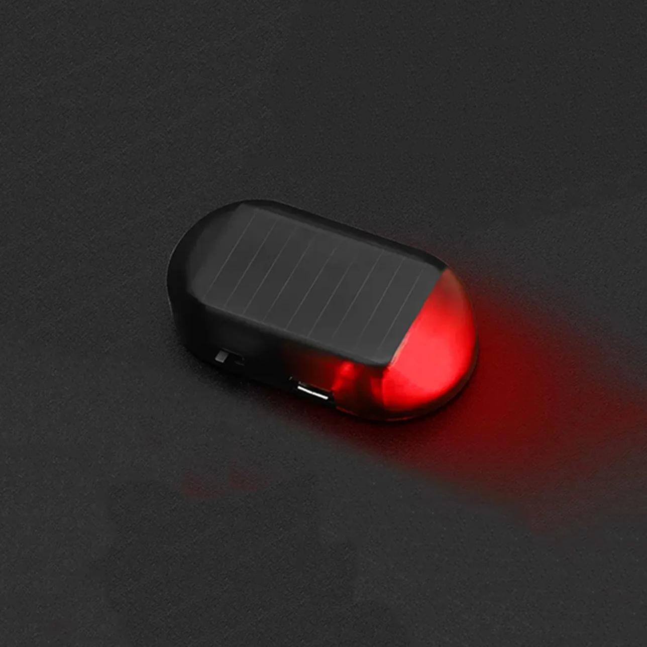 

Автомобильный Имитация Ложный Охранный Свет на Солнечной Батарее Муляж Сигнализации Беспроводной Предупреждающий Противоугонный Предупредительный Фонарь Светодиодный Мигающий Имитация 1pcs красный