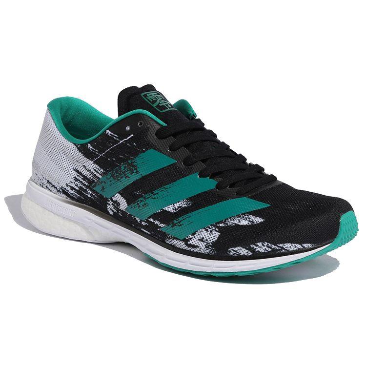 Adidas Adizero Japan 5 Color Block Mesh Breathable Low Top Running Shoes Unisex Sneakers Green Black White FX0501