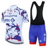 Unisex Cycling Jersey Shorts Set Quick-Dry Mountain Road Bike Apparel Breathable Performance Wear