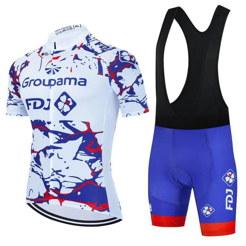 Unisex Cycling Jersey Shorts Set Quick-Dry Mountain Road Bike Apparel Breathable Performance Wear
