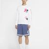 Jordan 23 Print Casual Sport Crew Neck Long Sleeve T-Shirt Men Tops White CT3662-100