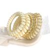 4Pcs Womens Spiral Hair Ties Telephone Wire Cord Elastic Hair Bands Accessories For Daily Travel Party Use
