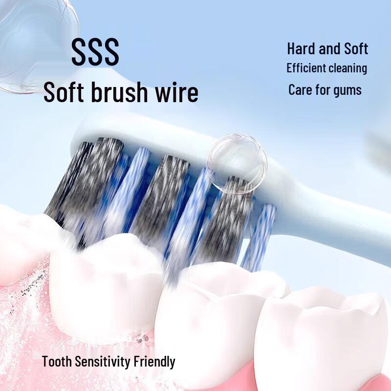 Saky Wide Head Soft Bristle Toothbrush 2-Pack