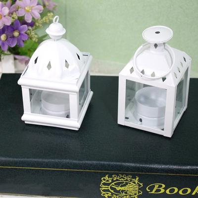 Schmiedeeisen Hängen Kerzenständer Glas Lampe Kerze Halter Indoor Decor