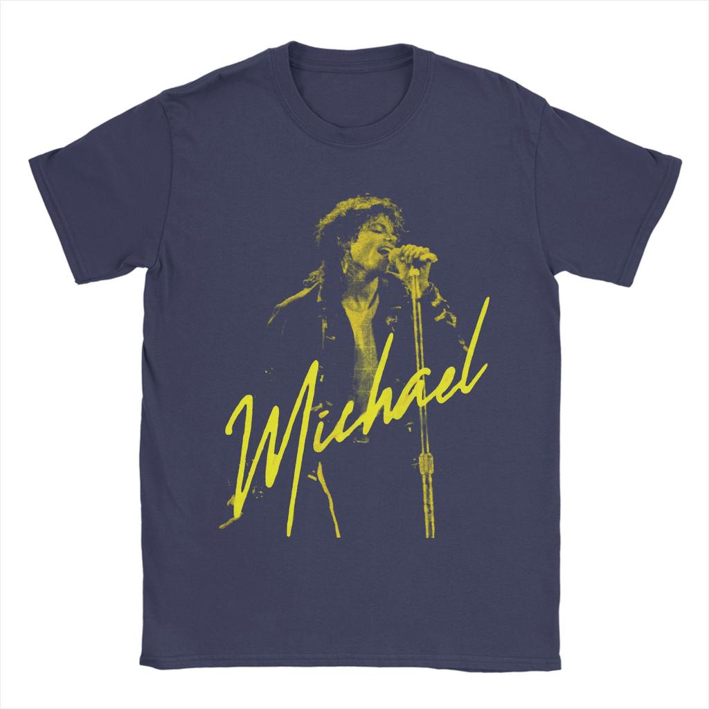 Unisex  MJ Michael Jackson T Shirt  Cotton Clothing Vintage Short Sleeve Crew Neck Tees Birthday Gift TShirt