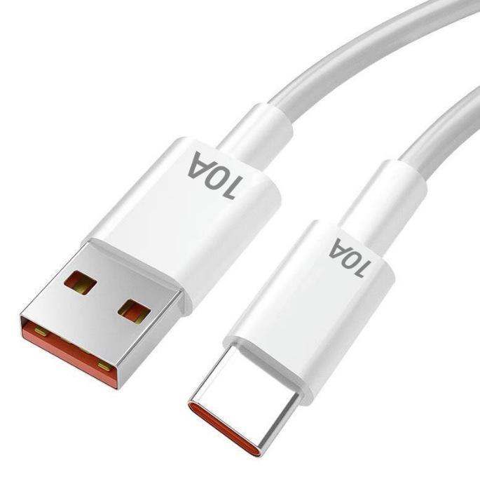 

Transparent 120W Super Fast Type-C Charging Cable for Huawei Honor 6A 0.25m