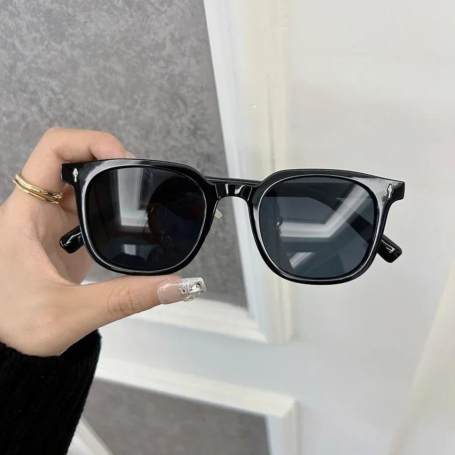 Casual Retro Cat Eye Sunglasses Women Men Vintage Square Female Male Glasses Small Frame Fashion
