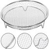 Air Fryer Grille Suitable For Air Fryers Oven Grill Stainless Steel Stackable Grill Kitchen Utensils Cook Multiple Foods