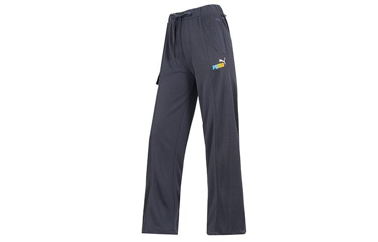 PUMA Casual Pants Women s Dark Gray Moderate Wide Leg Pants 678012-17 XL