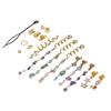 Juego de 82 anillos para rastas y pinzas para trenzas de aleación para bodas y cumpleaños 
