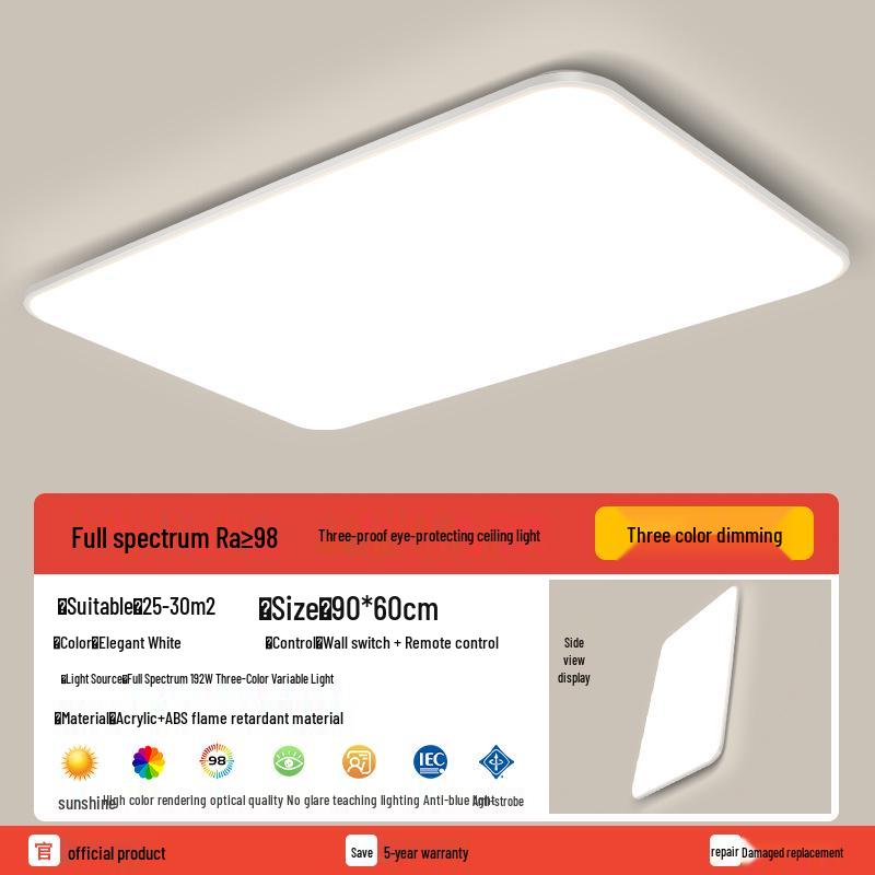 Round Waterproof LED Ceiling Light for Kitchen, Bathroom, Bedroom, Balcony, or Corridor