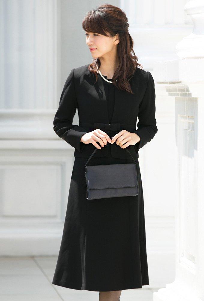 Add Rouge Black Formal Bag for Black Mourning Bag for Entrance and Funerals E Design Women, Weddings, Funerals, Ceremonies, Graduations, [y33870]