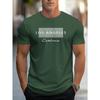 Men's summer loose fit large Los Angeles Graphic printed slim fit casual sports round neck short sleeved T-shirt top