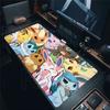 Game Card Pad Anime Gaming Keyboard Pad Pokemon Eevee Mousepad Gamer Mouse Pad HD E-Sports Extended Desk Mat PC Cabinet Tablemat