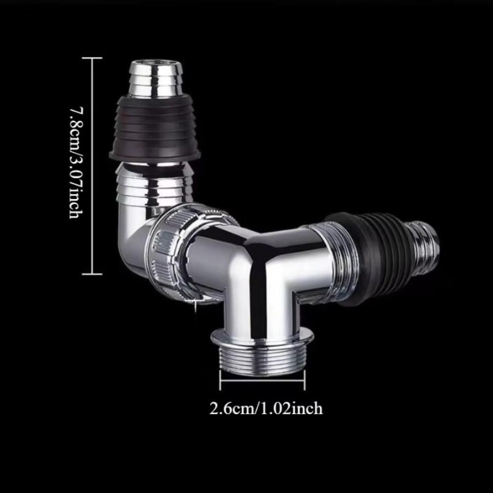 Three-Way Drain Connector Adapter 2-In-1 Universal Drain Adapter Home Laundry Use