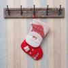 Large Christmas Stocking Gift Bag for Kids - Santa Claus & Snowman Ornament