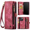 Suitable for iPhone 14 Pro Max Phone Case, Apple 17 Phone Case, Zipper Wallet with Card Slot, 16E Protective Case