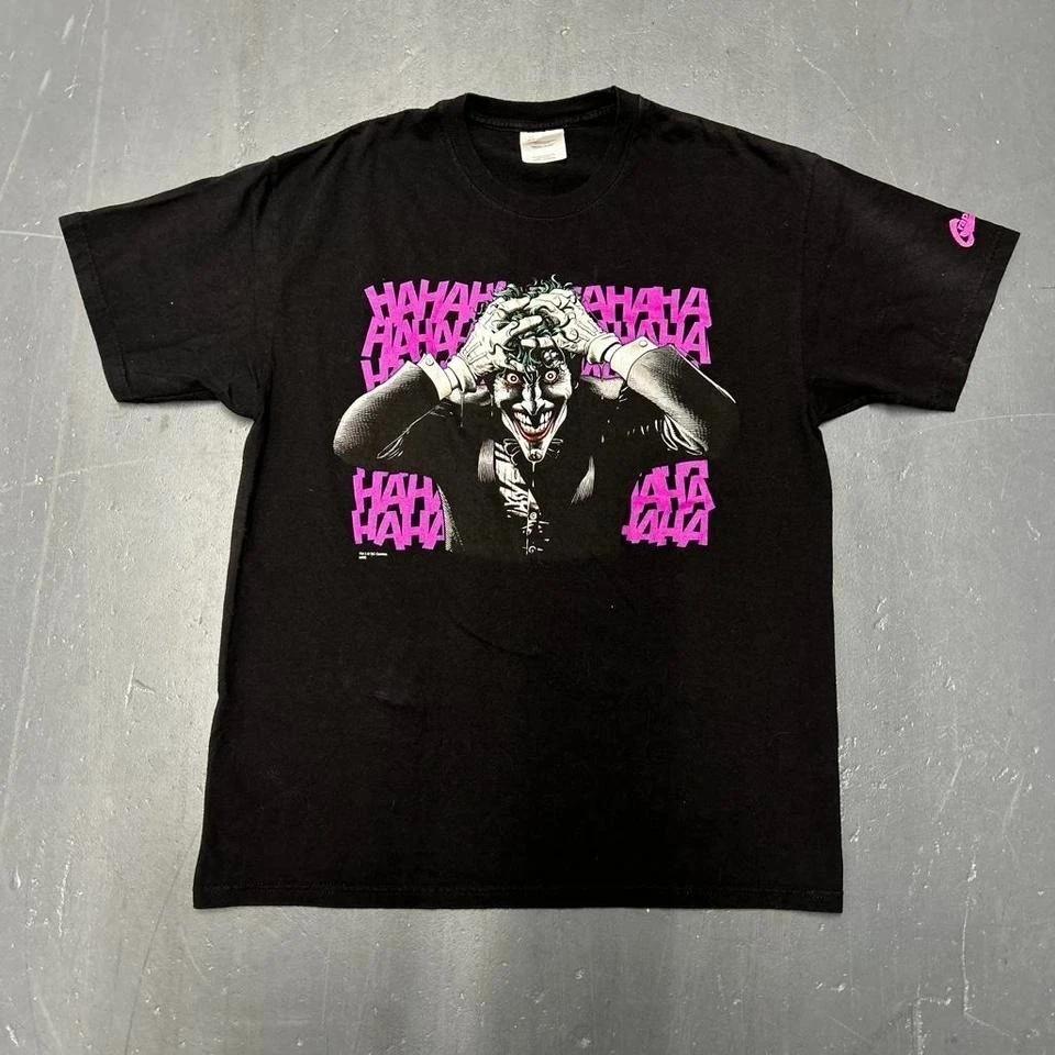 Y2K 2009 DC comics Joker graphic tee shirt tshirt Size L 3XL