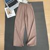 Pantaloni da Donna a Vita Alta Gamba Dritta Traspiranti Larghi Casual Yoga Pantaloni Sportivi Asciugatura Rapida Lunghi