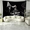 Anuel AA Wall Tapestry Aesthetic Wall Hanging Printed Fabric Blanket Decorative Tapestries for Bedroom Living Room Home Decor