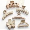 Juego de 6 pinzas para el pelo de moda para mujer, pinzas para el pelo grandes, varios estilos, pinzas coreanas para niñas, pinzas de tiburón, accesorios para el cabello