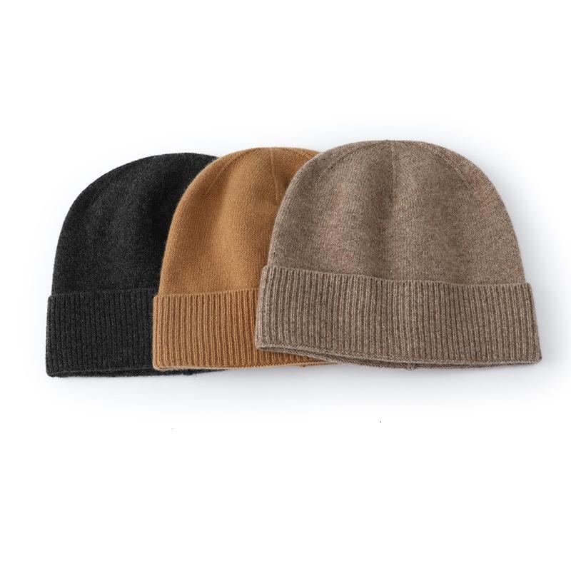 Meier Reine Schurwolle Unisex Strickmütze, warme lockere Beanie, Gehörschutz und warme Mütze