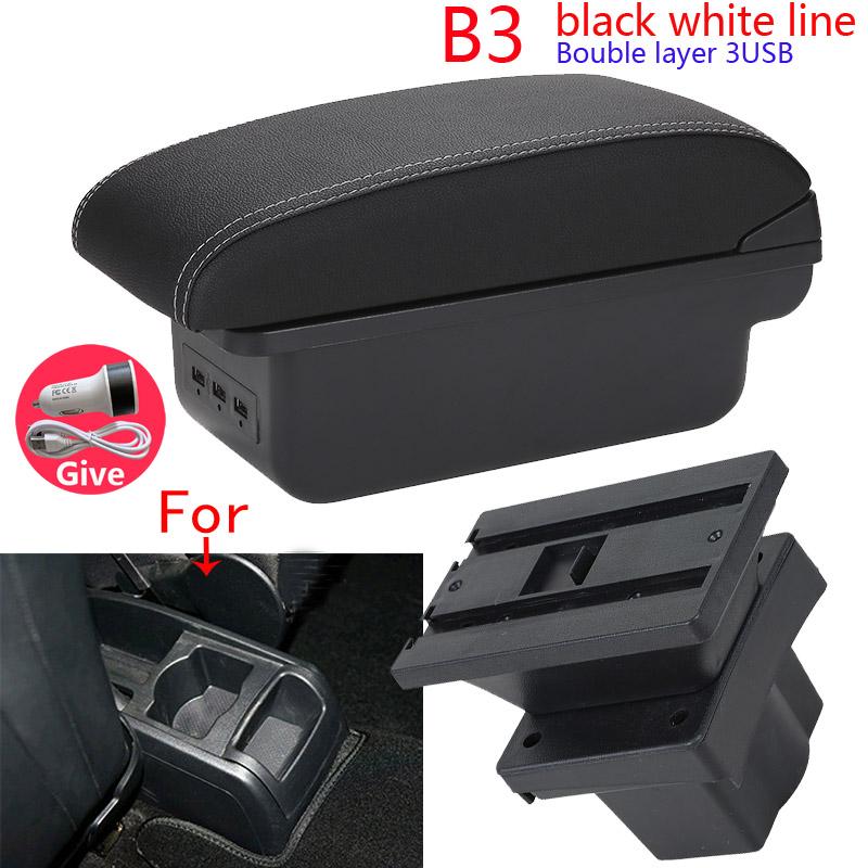 For Skoda Octavia Armrest Box For Skoda Yeti Mk2 A5 Car Armrest Storage Box Car Accessories Interior Parts Simple Installation