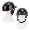 Motorrad Halbhelm mit Sonnenblende ABS Hygroskopisch Stromlinienförmig Outdoor Halbgesichtshelm für Männer