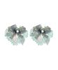 Swingset Angel Heart Bead Earrings (Mint)