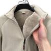 Men's Windproof Fleece Lined Sweatshirt Jacket - New Autumn/Winter Style Outerwear.