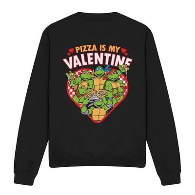 Teenage Mutant Ninja Turtles Unisex Adult Pizza Is My Valentine Sweatshirt