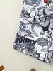 2pcs Boys Fun Dinosaur Print T-shirt & Shorts Set - Soft, Breathable, Stylish - Ideal Cool Summer Wear for Everyday Adventures!