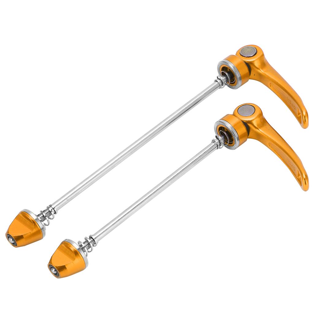Bolany Bicycle Hub Quick Release Skewer Lever Aluminum Alloy 100mm Rear 135m M Rear PartsGold