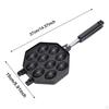 10 Hole Takoyaki Pan Baking Cooking Tool, Nonstick Octopus Grill Plate Double Maker