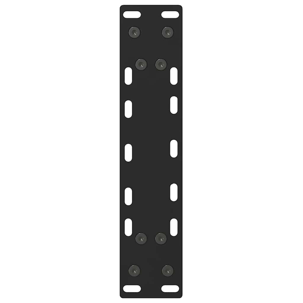 Vidaxl Nogi Do Stolika Kawowego, Czarne, 2 Szt., 38X(42-43) Cm, Stal