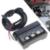 Waterproof Tail License Plate Light Motorcycle LED License Plate Light Aluminum Number Plate Lamp Motorbike Accessories