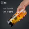 HEENOOR Single-Wall Borosilicate Glass Tea Infuser Cup