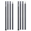 FIELDOOR Carbon Tarp Pole Tent Pole Set of 2, 28mm Diameter, 4-Section, Push Pin, Lightweight Approx. 500g/pole, Camping Tarp, Adjustable