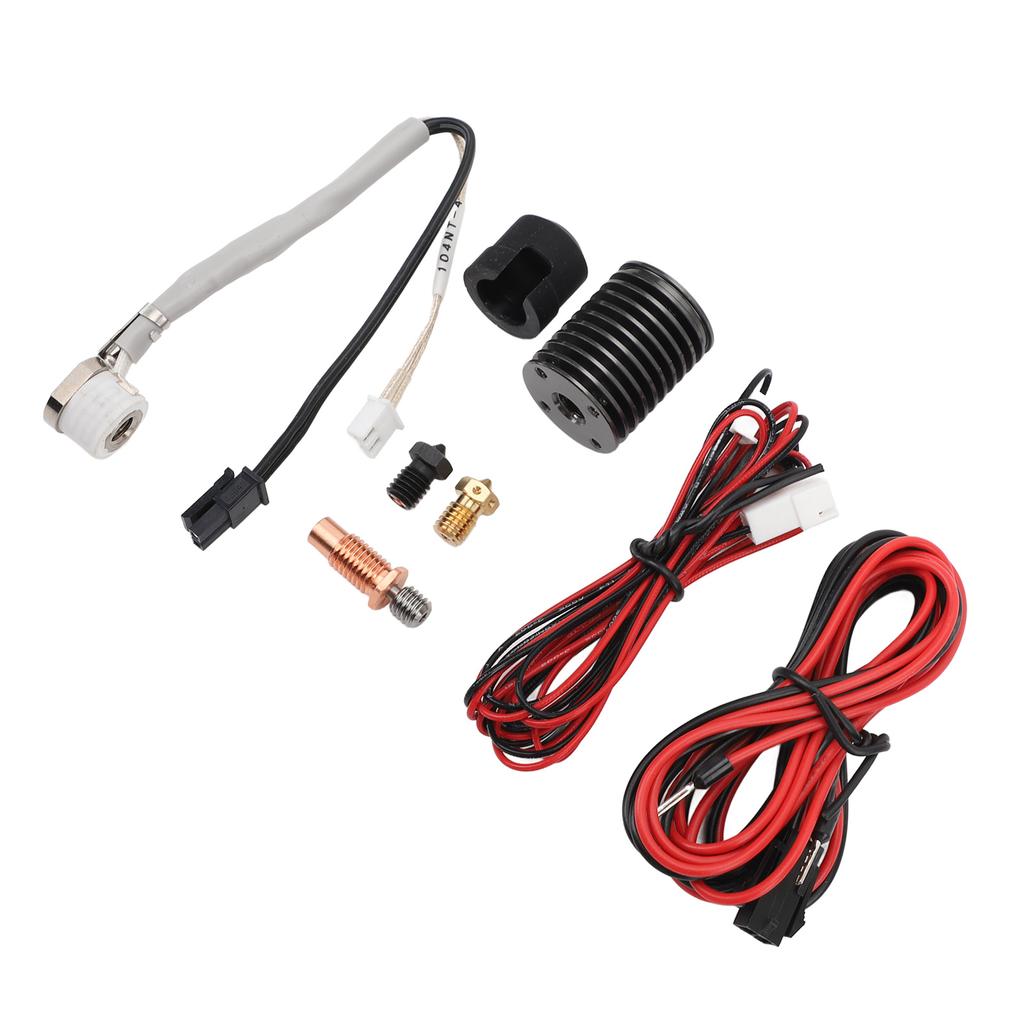 Ceramic Hot End Kit 24V High Temp Resistant Heating Block for V6 N0.1 0.2 2.4 3D Printer Parts