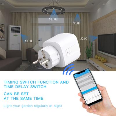 Inteligentní WiFi zásuvka pro dálkové ovládání Homekit Bezdrátový chytrý EU adaptér Spolupráce se zásuvkou pro hlasové ovládání Homekit Siri