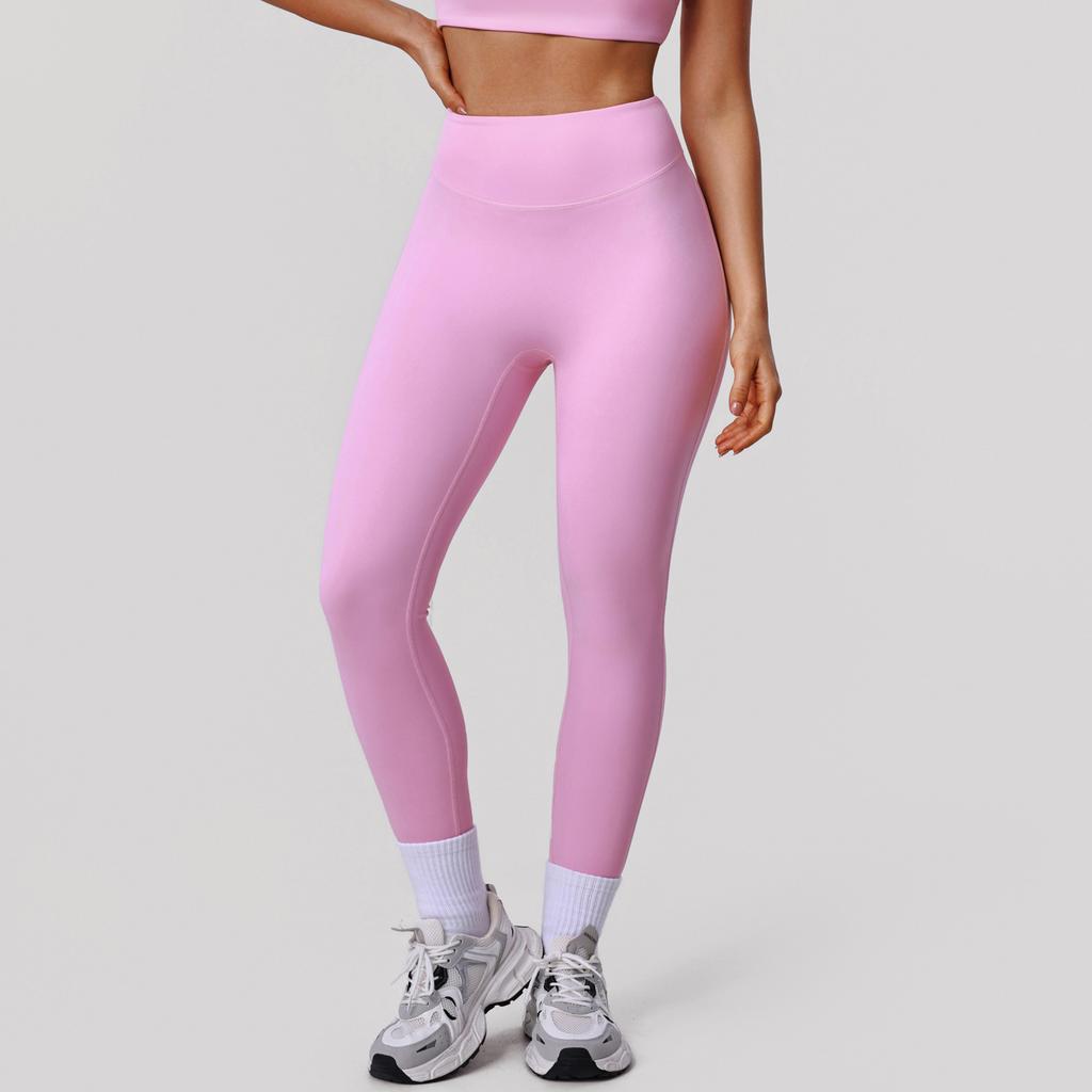 Women's High Waist V-Shaped Waistband Naked Feel Yoga Leggings