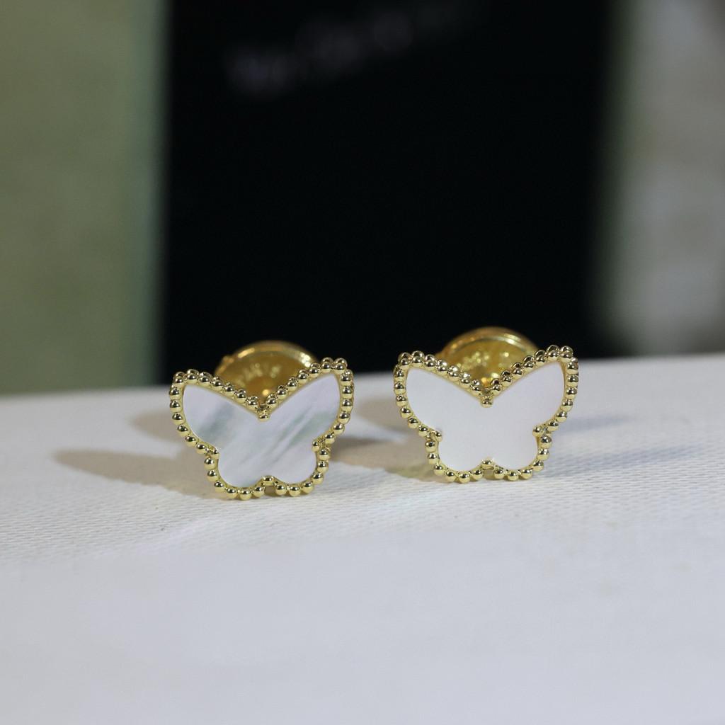 Butterfly earrings classic style Electroplating gift for girl birthday gift Daily outfit for birthday party jewelry Gifts for Men and Women
