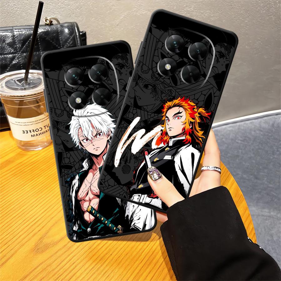 Cool Demons Anime Slayer Soft Back Phone Cover Case for Xiaomi Poco M3 M4 Pro F3 F4 F5 C65 X3 X4 X5 M5 C50 C51
