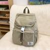 Casual Japanse Style Travel Backpack Ultralight Large Capacity School Bag Solid Color Outdoor Camping Bag Unisex