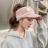Empty Top Women Baseball Cap Ear Protection Earmuffs Beanies Hat Girls Baseball Cap  Autumn Winter