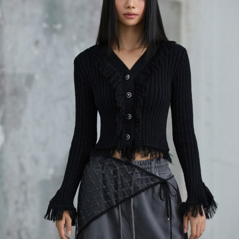 EGOIST [BLUE LABEL] Decorative Point Lace Triangle Scarf ER3OAM01