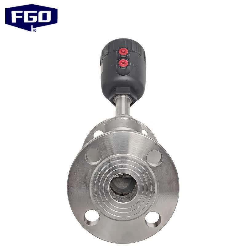 FGO 304 Stainless Steel Pneumatic Angle Seat Valve