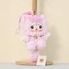 Cute Raccoon Plush Hanging Toy With Movable Eyes For Bag Decor And Collectors